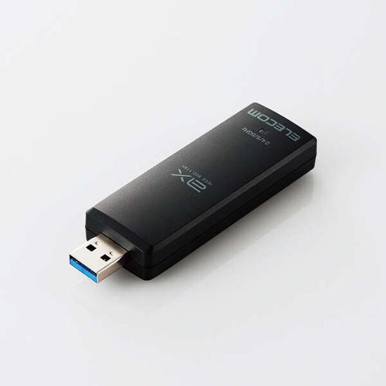 ELECOM　Wi-Fi 6E・USB3.0対応 2402M無線LANアダプター　WDC-XE2402TU3-B　ブ･･･