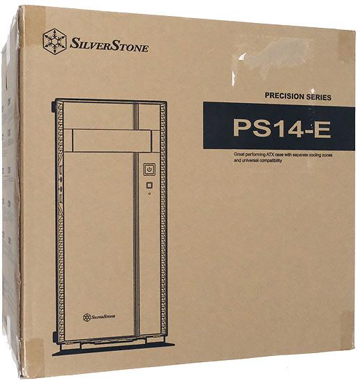 SILVERSTONE製　PCケース SST-PS14B-EG　ブラック
