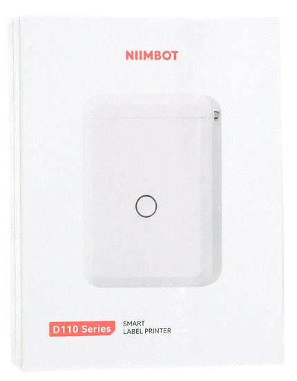 NIIMBOT　シンプルデザイン多機能感熱式ラベルプリンター　D110　ホワイト
