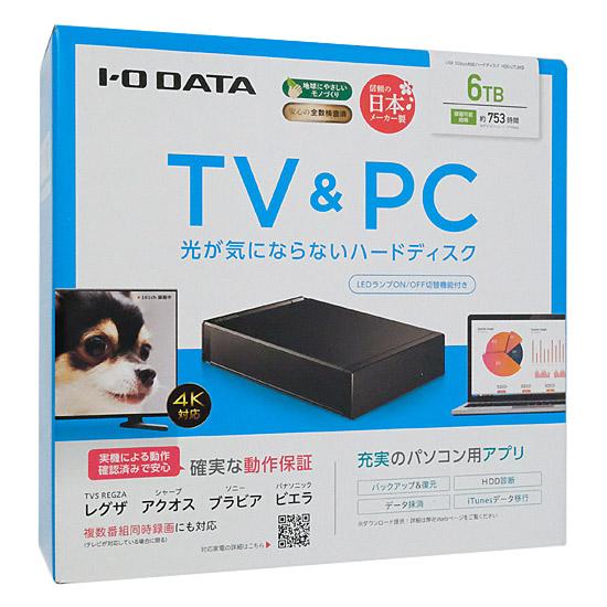 I-O DATA　外付けHDD HDD-UTL6KB　ブラック