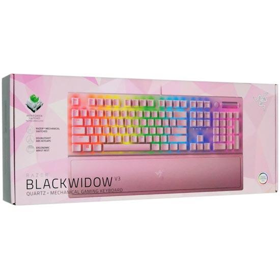 Razer　BlackWidow V3 Green Switch RZ03-03541800-R3M1　Quartz Pink 商品画像1：オンラインショップ　エクセラー