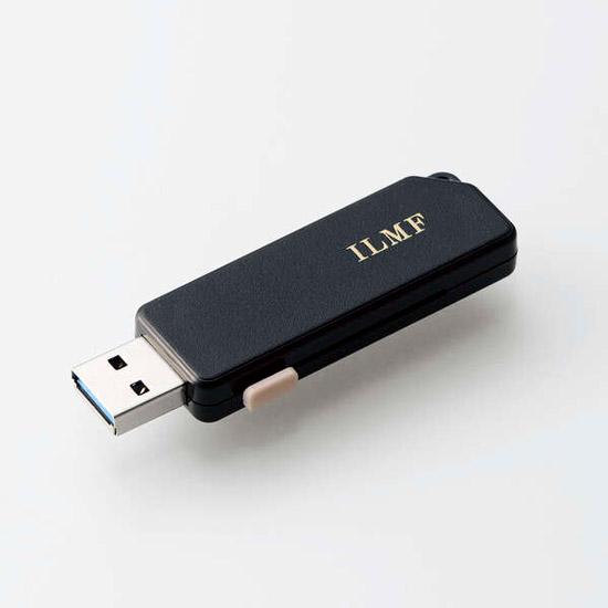 ELECOM　スライドシャッター式USBメモリ ILMF MF-ER3032GBK-IL　32GB ブラッ･･･