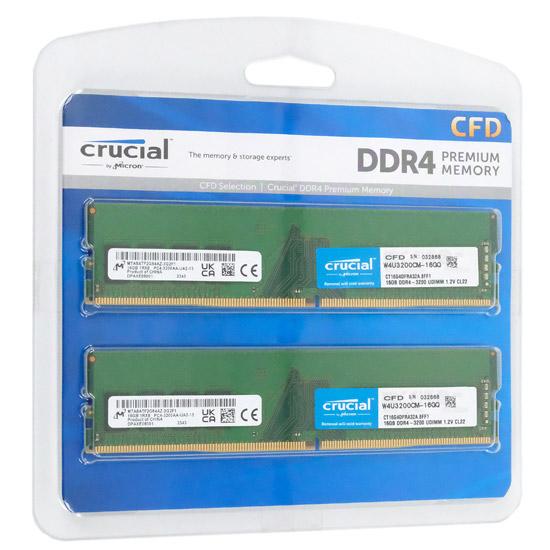 CFD　CFD Selection W4U3200CM-16GQ　DDR4 PC4-25600 16GB 2枚組