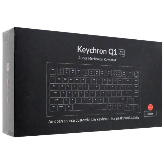 Keychron　Q1 QMK Custom Mechanical Keyboard ノブバージョン Q1-O1-US 赤軸　ネイビーブルー 商品画像1：オンラインショップ　エクセラー