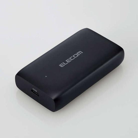ELECOM　USB Power Delivery 45W 薄型AC充電器 ACDC-PD2445BK　ブラック