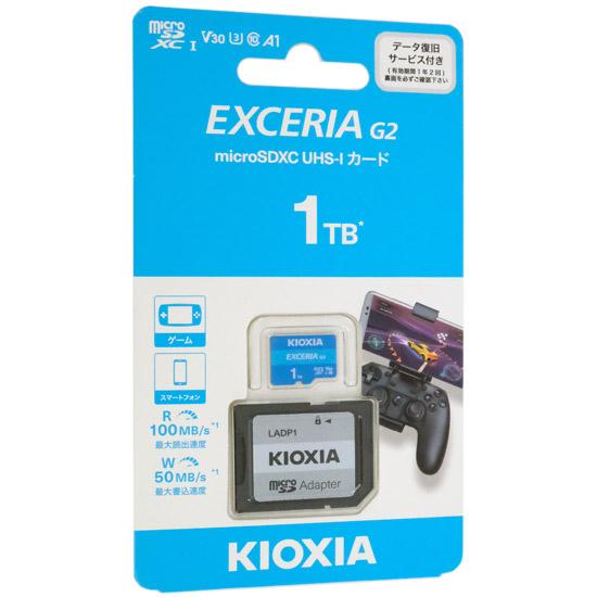 キオクシア　microSDXCメモリーカード EXCERIA G2　KMU-B001TBK　1TB