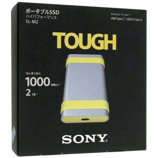 SONY　ポータブルSSD 2TB SL-M2　シルバー