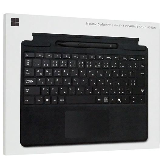 マイクロソフト　Surface Pro キーボードとスリムペン 8X6-00186　ブラック 商品画像1：オンラインショップ　エクセラー