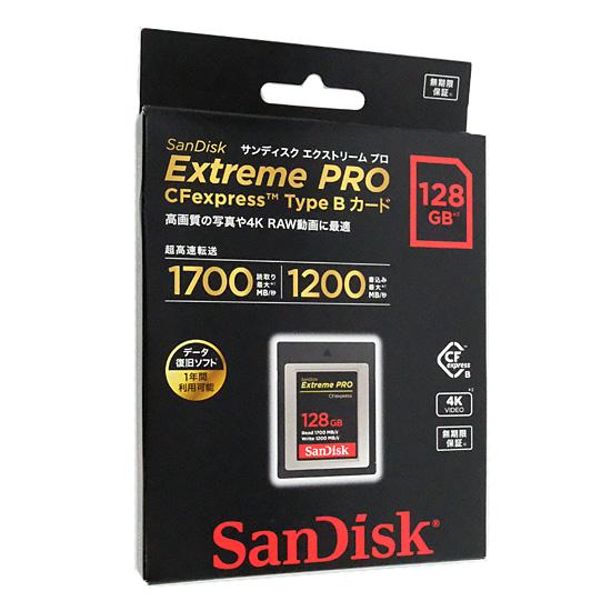 SanDisk　CFexpress Type Bカード エクトリーム プロ　SDCFE-128G-JN4NN　128･･･