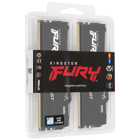 Kingston製　KF552C40BBAK2-32　DDR5 PC5-41600 16GB 2枚組 商品画像1：オンラインショップ　エクセラー