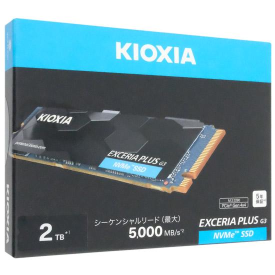 キオクシア　EXCERIA PLUS G3 SSD-CK2.0N4PLG3J　2TB