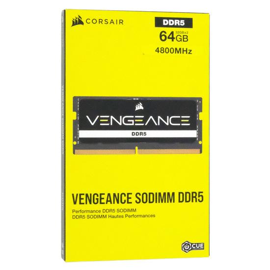 Corsair　CMSX64GX5M2A4800C40　SODIMM DDR5 PC5-38400 32GB 2枚組