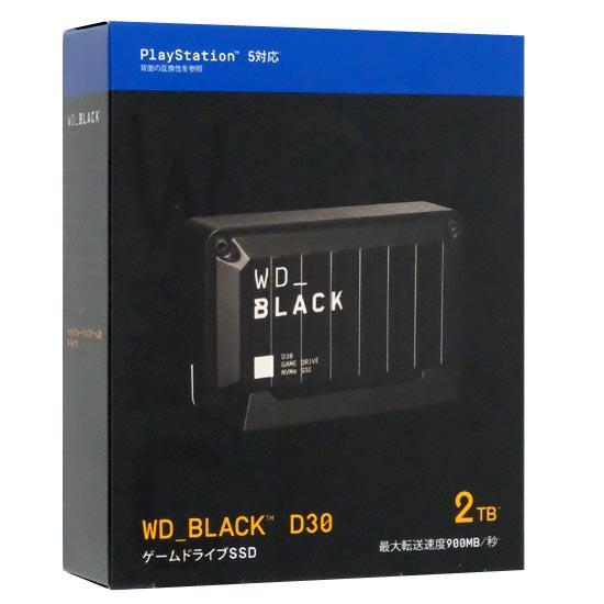 Western Digital製　ゲーム用SSD WD_Black D30 Game Drive SSD WDBATL0020BBK-JESN　2TB 商品画像1：オンラインショップ　エクセラー