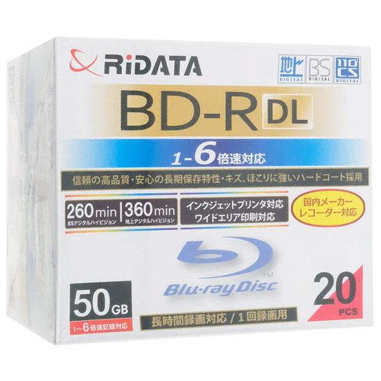 RiTEK　ブルーレイディスク RIDATA BD-R260PW 6X.20P SC A　BD-R DL 6倍速 20枚組 商品画像1：オンラインショップ　エクセラー