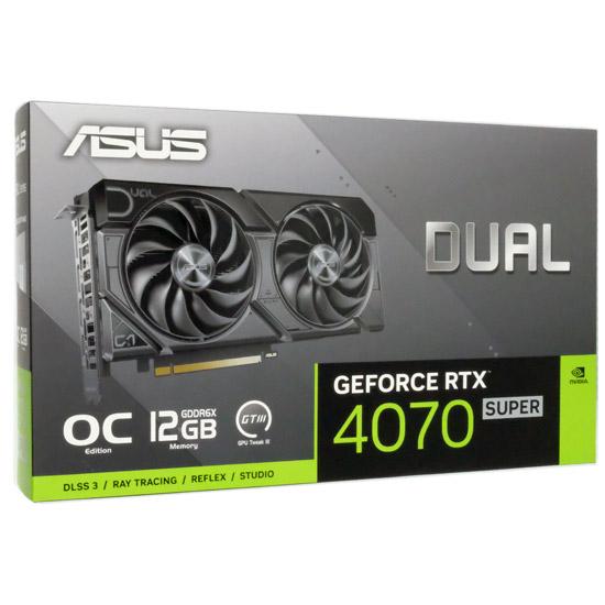 ASUS製グラボ　DUAL-RTX4070S-O12G-EVO　PCIExp 12GB