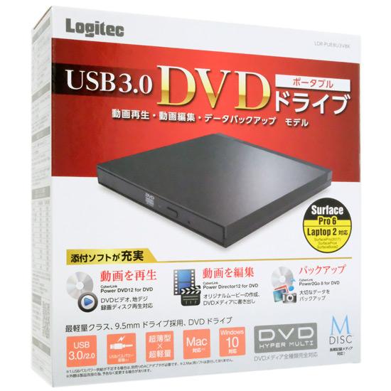 Logitec　ポータブルDVDドライブ LDR-PUE8U3VBK　ブラック