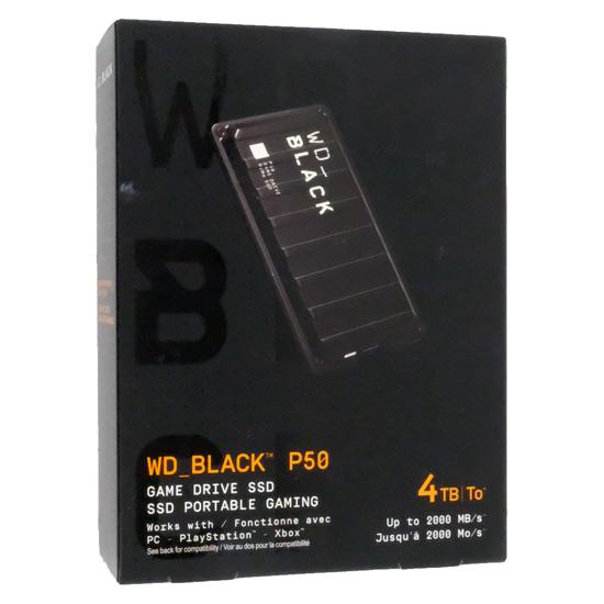 Western Digital製　ゲーム用SSD WD_Black P50 Game Drive SSD WDBA3S0040BBK-WESN　4TB 商品画像1：オンラインショップ　エクセラー