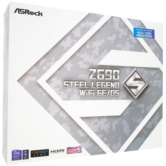 ASRock製 ATXマザーボード　Z690 Steel Legend WiFi 6E/D5　LGA1700 商品画像1：オンラインショップ　エクセラー