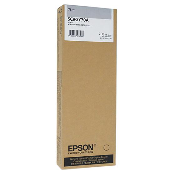 EPSON　インクカートリッジ　SC9GY70A　グレー 商品画像1：オンラインショップ　エクセラー