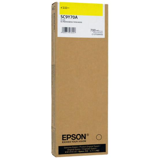 EPSON　インクカートリッジ　SC9Y70A　イエロー 商品画像1：オンラインショップ　エクセラー