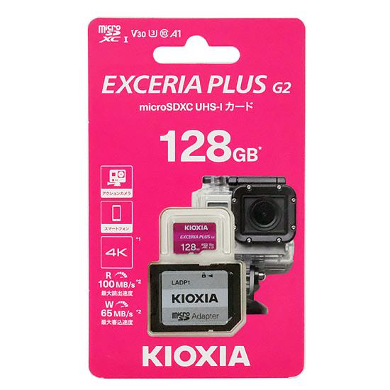 キオクシア　microSDXCメモリーカード EXCERIA PLUS G2　KMUH-B128G　128GB 商品画像1：オンラインショップ　エクセラー