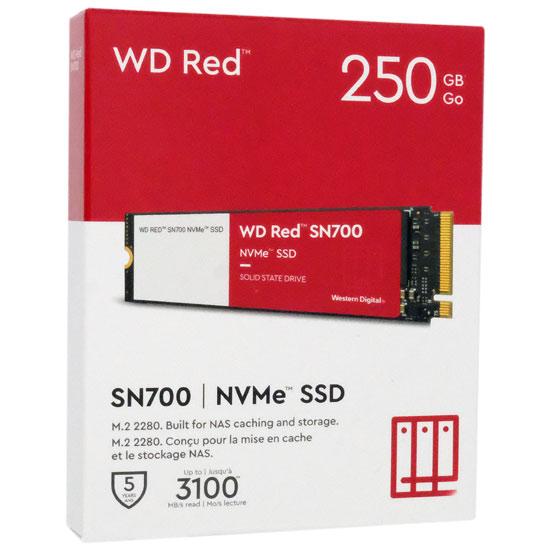 Western Digital製 SSD　WD Red SN700 NVMe WDS250G1R0C　250GB