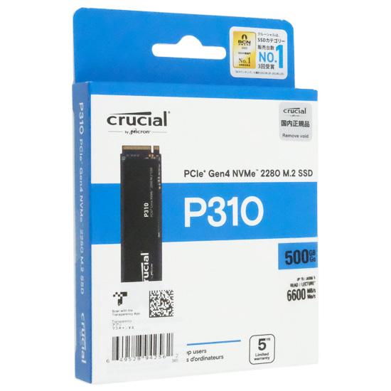 crucial　内蔵型 M.2 SSD　P310 CT500P310SSD8-JP　500GB