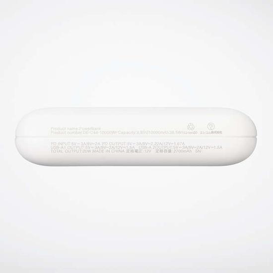 ELECOM　薄型コンパクトモバイルバッテリー 10000mAh　DE-C44-10000WF　しろちゃん 商品画像2：オンラインショップ　エクセラー