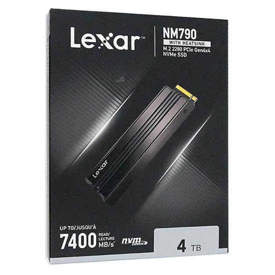 LEXAR　M.2 2280 SSD NM790 with Heatsink LNM790X004T-RN9NG　4TB