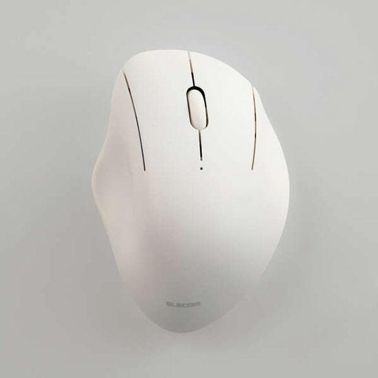 ELECOM製　SHELLPHA USB無線 Bluetoothマウス 3ボタン Mサイズ M-SH10MBSKXWH･･･
