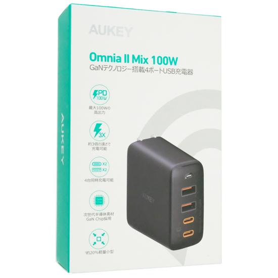 AUKEY　100W USB充電器 PA-B7T　ブラック