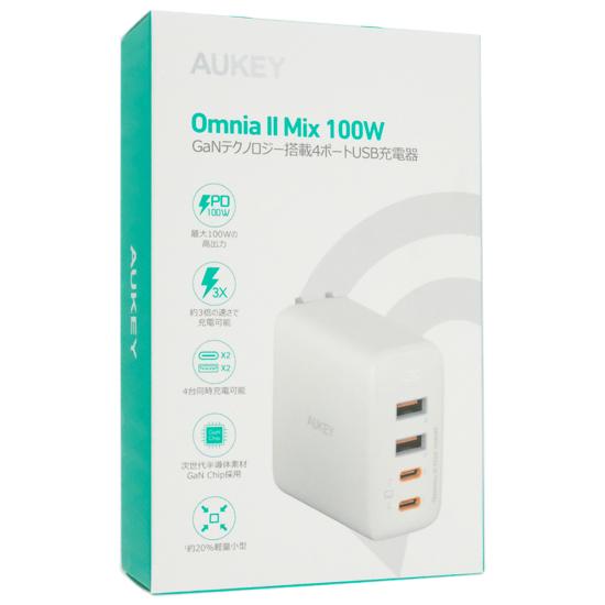 AUKEY　100W USB充電器 PA-B7T　ホワイト