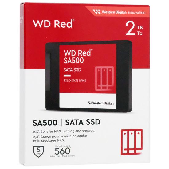 Western Digital製 SSD　WD Red SA500 NAS SATA WDS200T2R0A　2TB