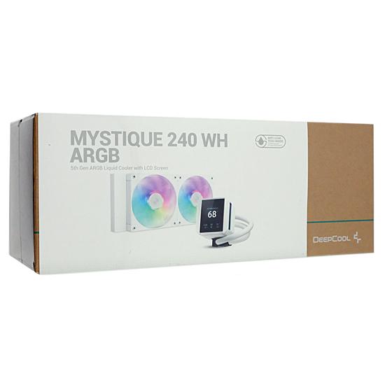 DEEPCOOL　240mm 簡易水冷クーラー MYSTIQUE 240 WH ARGB R-LX240-WHDSNMCP-G-1　ホワイト 商品画像1：オンラインショップ　エクセラー