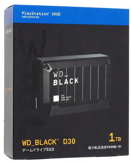 Western Digital製　ゲーム用SSD WD_Black D30 Game Drive SSD WDBATL0010BBK･･･