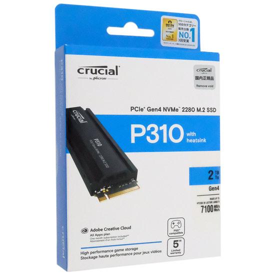 crucial　内蔵型 M.2 SSD　P310 CT2000P310SSD5-JP　2TB