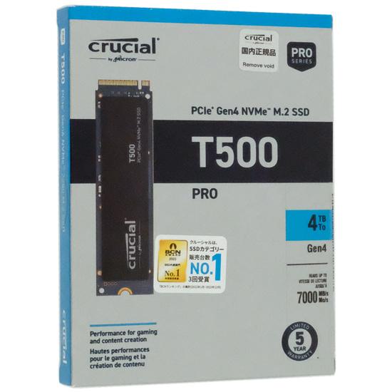crucial　内蔵型 M.2 SSD　T500 CT4000T500SSD3JP　4TB