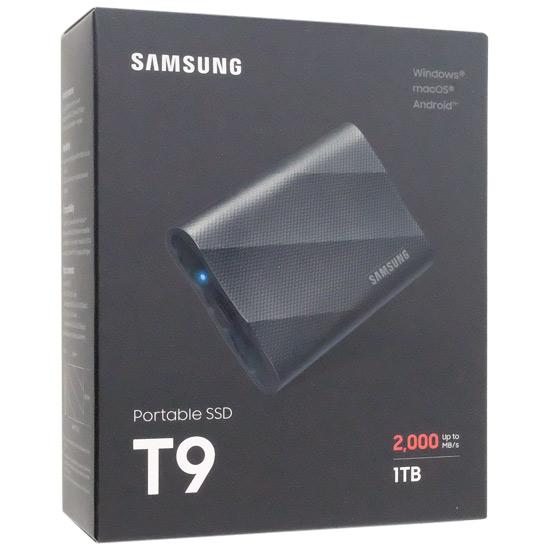 SAMSUNG　外付けSSD ポータブルSSD T9 MU-PG1T0B-IT　1TB　ブラック