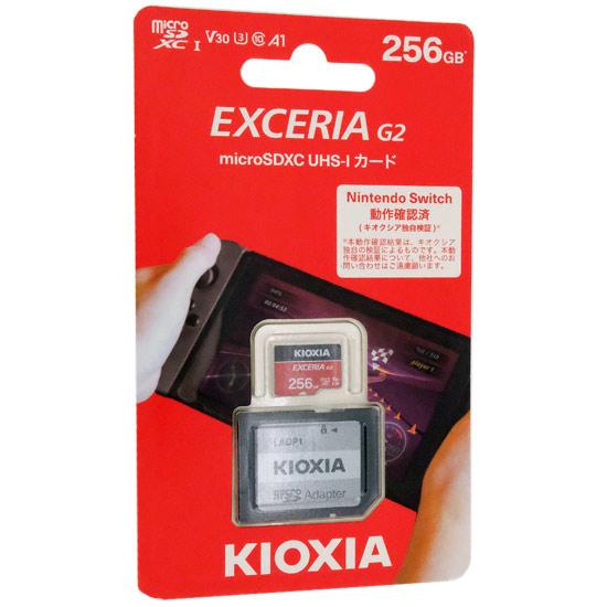 キオクシア　microSDXCメモリーカード EXCERIA G2　KMU-B256GR　256GB　レッ･･･