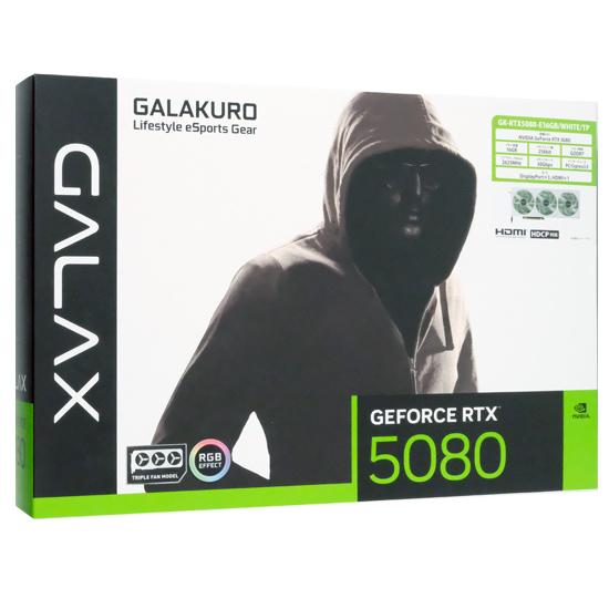 玄人志向グラボ　GK-RTX5080-E16GB/WHITE/TP　PCIExp 16GB