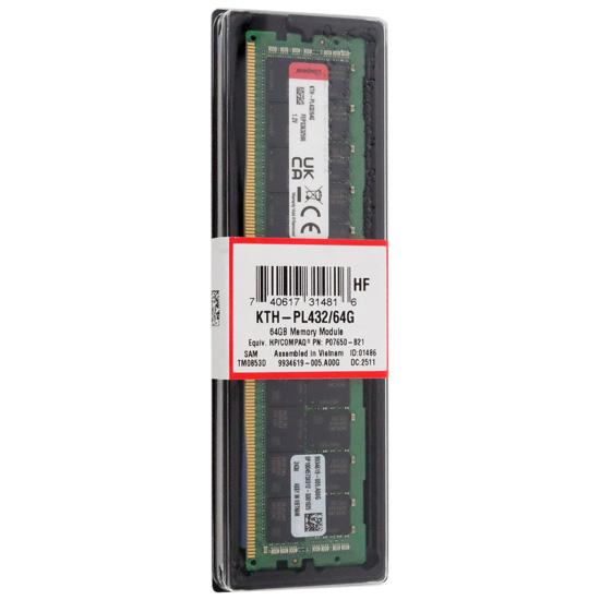 Kingston製　KTH-PL432/64G　DDR4 PC4-25600 64GB ECC Registered