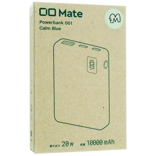 CIO　モバイルバッテリー 10000mAh Mate MATE-PB001-CBL　カームブルー