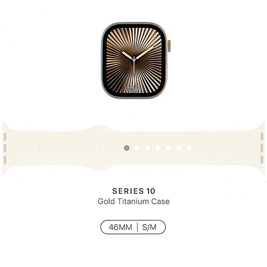 Apple Watch Series 10 GPS+Cellularモデル 46mm MWYX3J/A　ゴールドチタニウ･･･