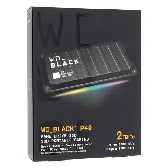 Western Digital製　ゲーム用SSD WD_Black P40 Game Drive SSD WDBAWY0020BBK･･･