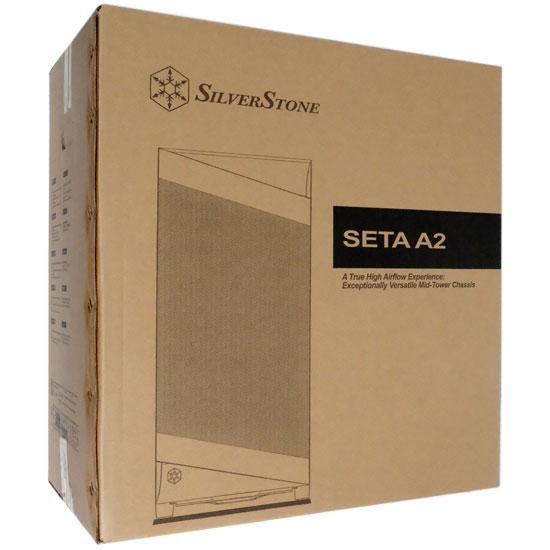 SILVERSTONE製　PCケース SST-SEA2Y-BG　ブラック