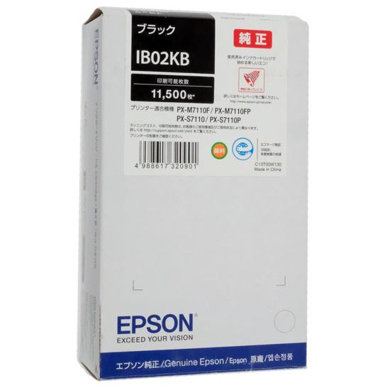 EPSON　インクカートリッジ　IB02KB　ブラック