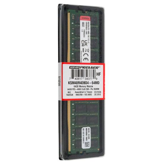 Kingston製　KSM48R40BD4-64MD　DDR5 PC5-38400 64GB ECC Registered
