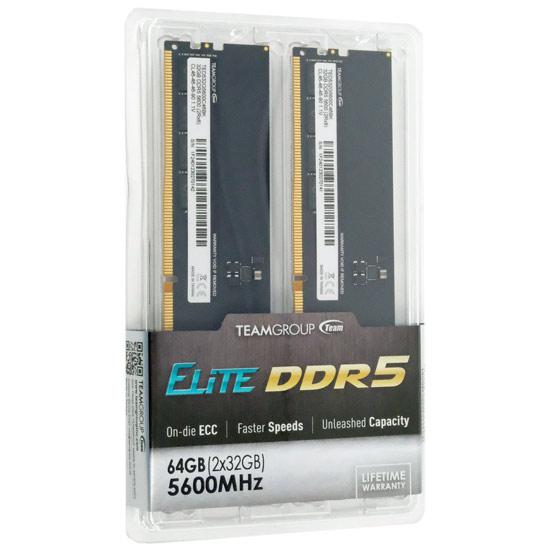 Team　TED564G5600C46DC01　DDR5 PC5-44800 32GB 2枚組