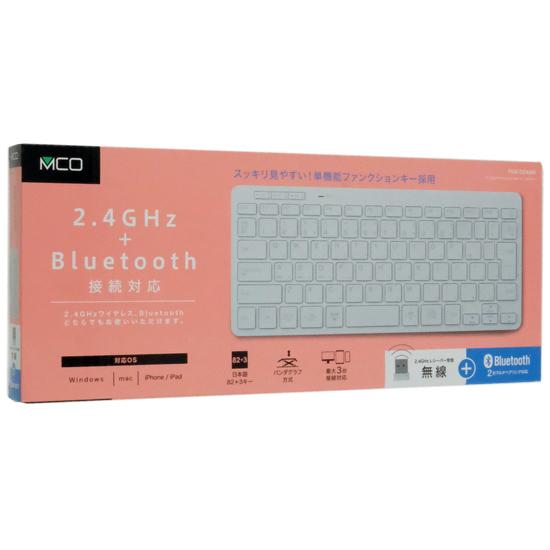 ナカバヤシ　デュアルワイヤレスキーボード Digio2 FKB-D248W　ホワイト