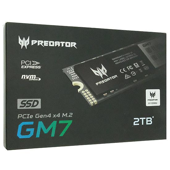 Acer　M.2 SSD Predator GM7 2TB